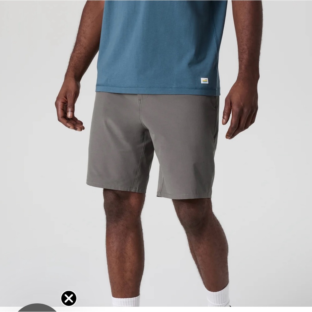 Vuori Men's Charcoal Athletic Shorts
